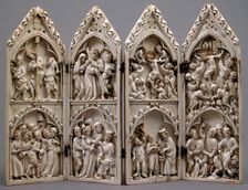 Polyptych with Scenes from Christ's Passion, French or German, ca. 1350. Creator: Unknown