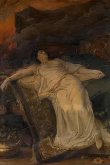 Polyxena on Achilles Stake. Creator: Joseph Stallaert