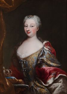 Polyxena of Hesse-Rotenburg (1706-1735), Queen of Sardinia, 1728-1730. Creator: Clementi, Maria Giovanna, (La Clementina) (1692-1761)