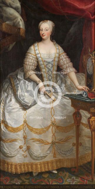 Polyxena of Hesse-Rotenburg (1706-1735), Queen of Sardinia. Artist: Anonymous 