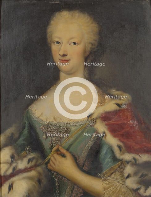 Polyxena of Hesse-Rotenburg (1706-1735), Queen of Sardinia, First third of 18th cen.. Creator: Clementi, Maria Giovanna (1692-1761).