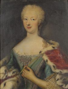 Polyxena of Hesse-Rotenburg (1706-1735), Queen of Sardinia, First third of 18th cen.. Creator: Clementi, Maria Giovanna (1692-1761)