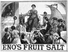 Pomona bringing the fruits of the earth to Hygeia, 1885.Artist: M Corquodale