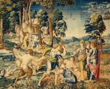 Pomona Surprised by Vertumnus and Other Suitors, 1535/40. Creator: Unknown