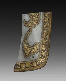 Pommel Plate of a Saddle (from the Garniture of Rudolf II), c. 1571. Creator: Anton Peffenhauser (German, 1525-1603)