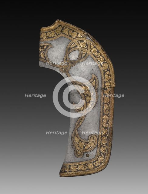 Pommel Plates from the Garniture of Rudolf II, c. 1571. Creator: Anton Peffenhauser (German, 1525-1603).