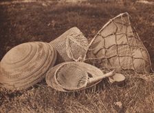 Pomo Seed, Gathering Utensils, 1924. Creator: Edward Sheriff Curtis