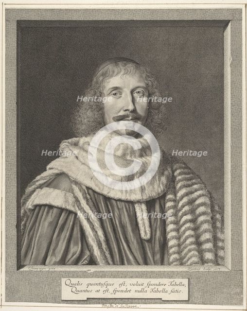 Pompone II de Bellièvre, 1653. Creator: Robert Nanteuil.