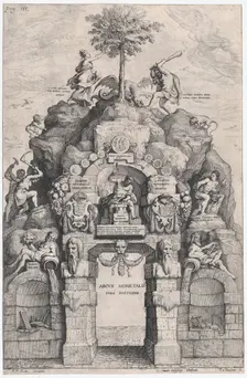 Pompa Introitus...Ferdinand, Austriaci. Antwerp, 1635., 1635. Creators: Theodoor van Thulden, Gaspar Gevaerts