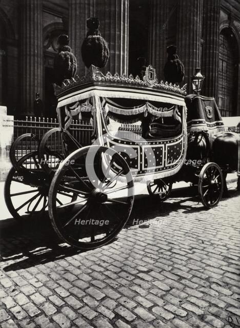 Pompe Funebre (1st Class), 1910, Printed 1956. Creator: Eugene Atget.