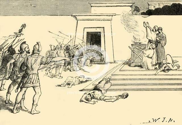 'Pompey in the Temple of Jerusalem', 1890.   Creator: Unknown.