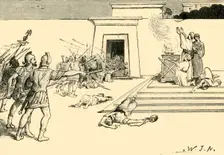 Pompey in the Temple of Jerusalem 1890. Creator: Unknown