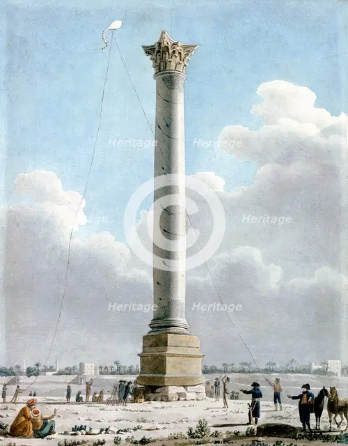 'Pompey's Column, Alexandria 1798', 1798. Artist: Vivant Denon