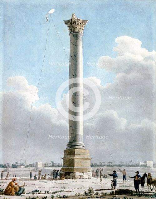 'Pompey's Column, Alexandria 1798', 1798. Artist: Vivant Denon