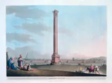 Pompey's Pillar 1801. Artist: Thomas Milton
