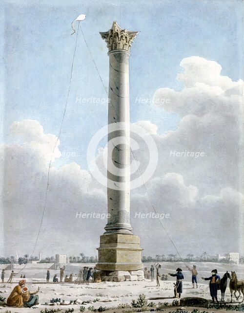 'Pompey's Column, Alexandria 1798', 1798. Artist: Vivant Denon