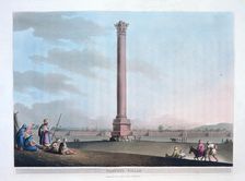 Pompey's Pillar 1801. Artist: Thomas Milton