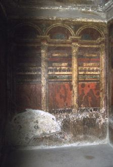 Pompeii, architectural fresco, c1st century. Creator: Unknown