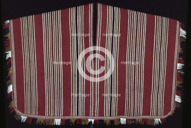Poncho, Bolivia, 1850/1900. Creator: Unknown.