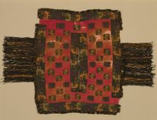 Poncho Displaying Contorted Figures, Peru, 100 B.C./A.D. 200. Creator: Unknown