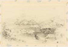 Pond with Water Lilies, 1883/89. Creator: Jabez Bligh