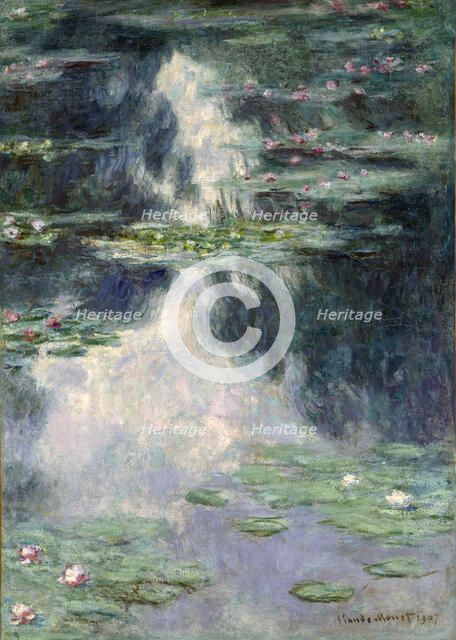 Pond with Water Lilies, 1907. Artist: Monet, Claude (1840-1926)