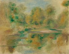 Pond and trees, 1913