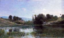 Pond at Gylieu, between 1854 and 1869. Creator: Charles Francois Daubigny