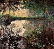 Pond at Montgeron c1876. Artist: Claude Monet