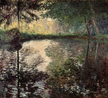 Pond at Montgeron c1876. Artist: Claude Monet