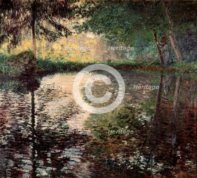 'Pond at Montgeron', c1876.  Artist: Claude Monet