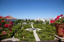 Pond garden, Garden of the Episcopal Palace, Castelo Branco, Portugal, 2009. Creator: Samuel Magal