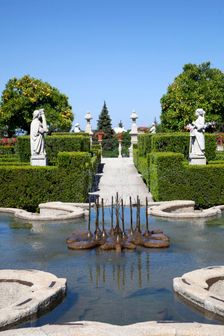 Pond in the Garden of the Episcopal Palace, Castelo Branco, Portugal, 2009. Artist: Samuel Magal