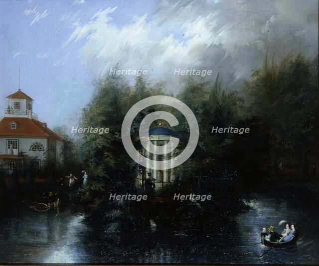 Pond in the Estate Garden, 1843.