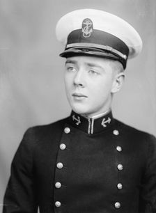 Pond, John Enoch, Midshipman - Portrait, 1933. Creator: Harris & Ewing