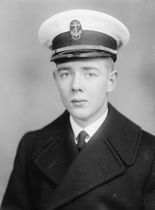 Pond, John Enoch, Midshipman - Portrait, 1933. Creator: Harris & Ewing