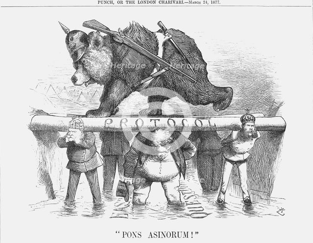 "Pons Asinorum!", 1877. Creator: Joseph Swain.