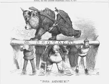 "Pons Asinorum!", 1877. Creator: Joseph Swain