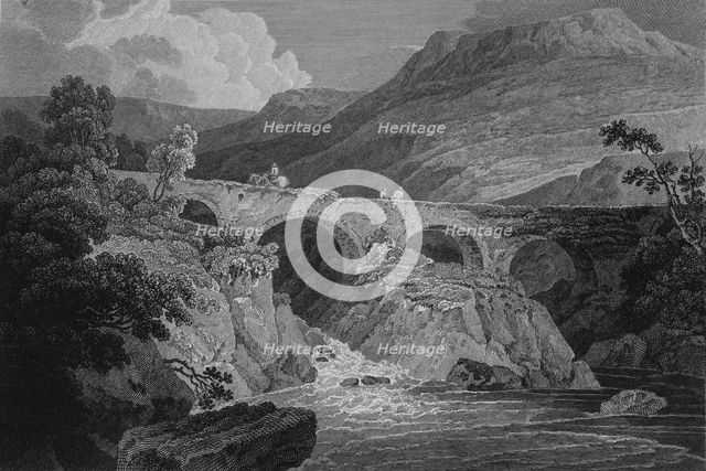 'Pont y Pair', 1807. Artist: Samuel Middiman.
