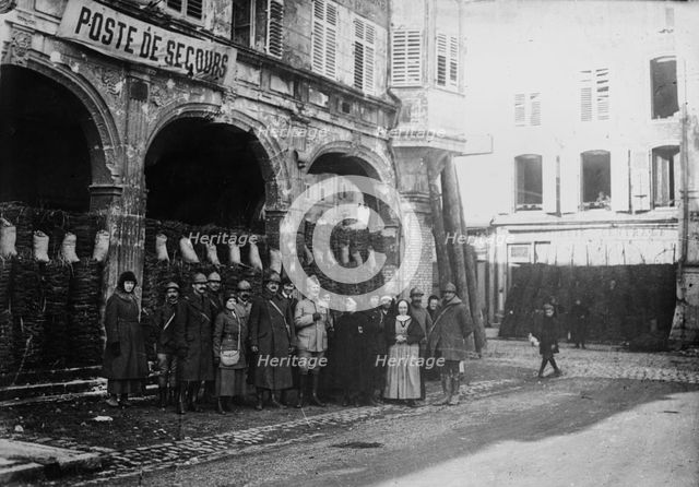 Pont-a-Mousson, American Relief Station, between c1915 and 1918. Creator: Bain News Service.