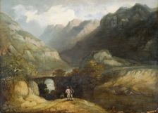 Pont Aberglaslyn 1770-1840. Creator: Francis Nicholson