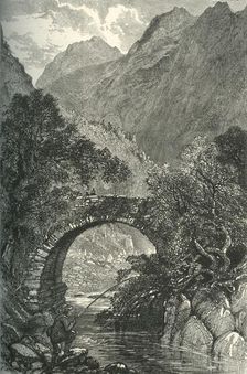 Pont Aberglaslyn c1870