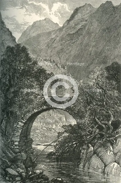 'Pont Aberglaslyn', c1870.