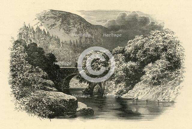 'Pont Aberglaslyn, North Wales', c1890.  Creator: Unknown.