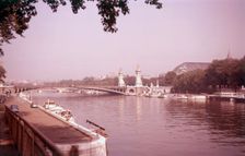 Pont Alexandre III and the Grand Palais, Paris, France, c1955. Creator: Arthur Charles Kirby Ware