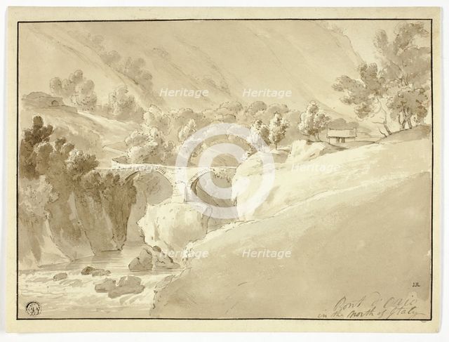 Pont d'Orio in the North of Italy, c.1800. Creators: Unknown, JMW Turner.