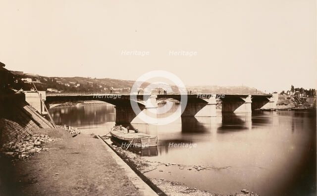 Pont de la Mulatiere, ca. 1861. Creator: Edouard Baldus.