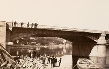 Pont de la Mulatiere, ca. 1861. Creator: Edouard Baldus