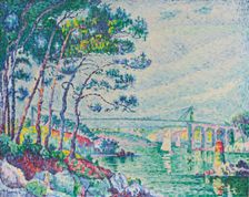 Pont de Lézardrieux, 1925