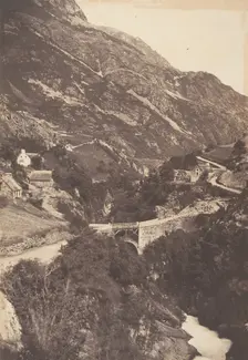 Pont de Sia Route de Gavarnie St Sauveur, 1853. Creator: Joseph Vigier